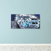 Populairste Mustang Abstracte Acryl Medium Paint Canvas Afdruk (Insitu (Houten vloer))