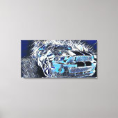 Populairste Mustang Abstracte Acryl Medium Paint Canvas Afdruk (Voorkant)