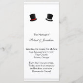 Populairste Stropdassen-weddenschap Programmakaart (Voorkant)