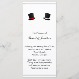 Populairste Stropdassen-weddenschap Programmakaart