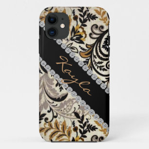 Popular CHIC DAMASK BLOK I phone 5 HOESJE