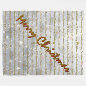 Popular Christmas Luxury Christmas Trees Fleece Deken (Voorkant (Horizontaal))