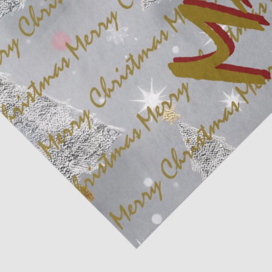 Popular Christmas Luxury Christmas Trees Tissuepapier (Detail)