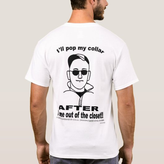 Popular Collar T-shirt (Achterkant)