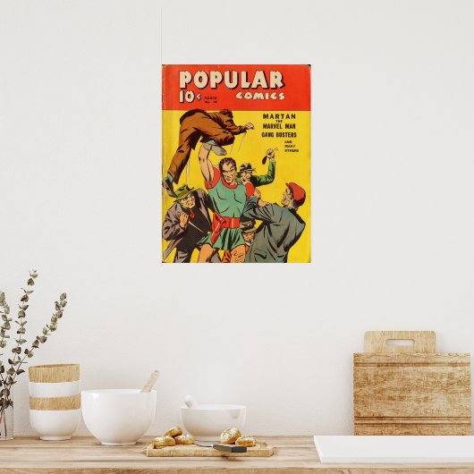 Popular Comics 049 JVJOnt Poster (Keuken)