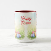 Popular Cute Easter Bunny And Eggs Collection Mok (Midden)