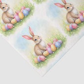 Popular Cute Easter Bunny And Eggs Collection Tissuepapier (Detail)