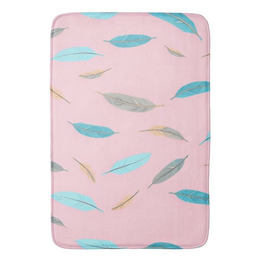 Popular Feathers Luxury Boho Collection Badmat (Voorkant Verticaal)