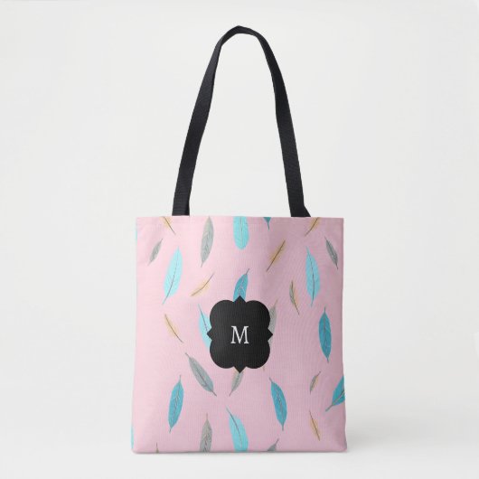 Popular Feathers Luxury Boho Collection Tote Bag (Voorkant)