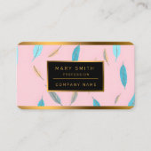 Popular Feathers Luxury Boho Collection Visitekaartje (Voorkant)