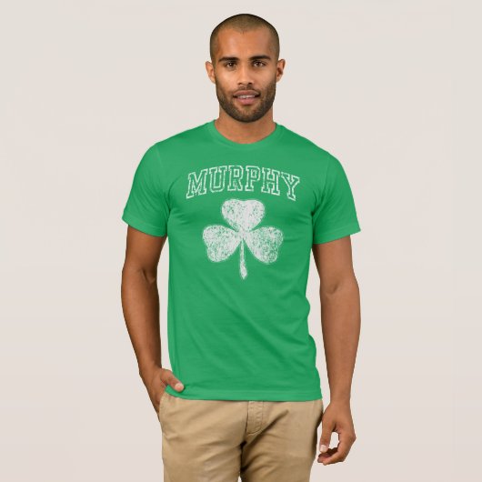 Popular Murphy Shamrock Irish t shirt (Voorkant volledig)