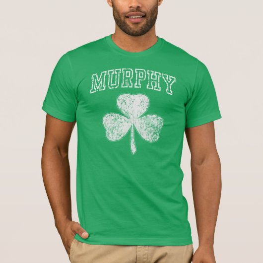 Popular Murphy Shamrock Irish t shirt (Voorkant)