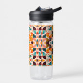 Popular Retro Abstract Squares Collectie Waterfles (Links)