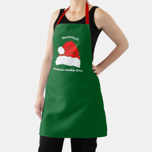 Popular Santa Christmas Cookie Baking Crew Schort (Insitu)