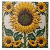 Popular Sunflowers Beautiful Collection Tegeltje (Voorkant)