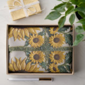 Popular Sunflowers Beautiful Collection Tissuepapier (Geschenk)