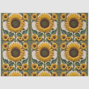 Popular Sunflowers Beautiful Collection Tissuepapier