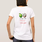 Popular Valentine Gift Funny Food Women Tee T-shirt (Achterkant)