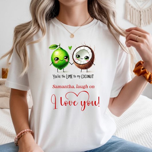 Popular Valentine Gift Funny Food Women Tee T-shirt