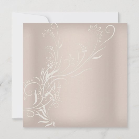 Popular Wedding Invitation Kaart (Achterkant)