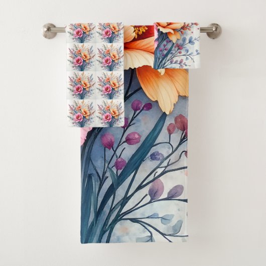 Popular Wildflowers Beautiful Luxury Collection Bad Handdoek (Insitu)