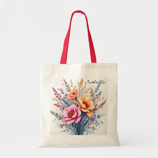 Popular Wildflowers Beautiful Luxury Collection Tote Bag (Voorkant)
