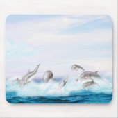 Populatie-dolfijnen Muismat (Voorkant)