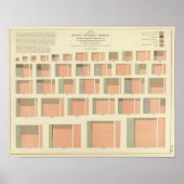 Populatie per staat in de VS Poster (Voorkant)