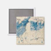 Populatie Verenigde Staten telling 2 Magneet (Voorkant / Achterkant)