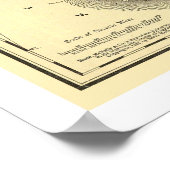 Population Density USA Map 1890 Poster (Hoek)