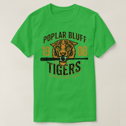 Populieren Bluffs Tijgers T-shirt (Design voorkant)