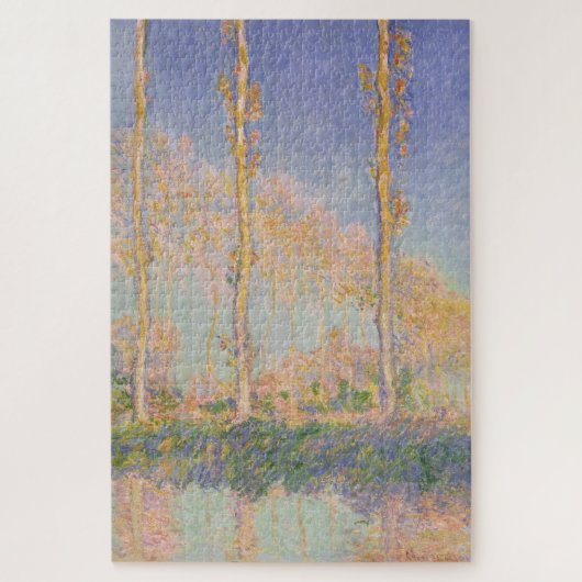 Populieren, impressionistisch landschap, Claude Mo Legpuzzel (Verticaal)