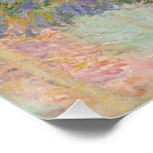 Populieren, impressionistisch landschap, Claude Mo Perfect Poster (Hoek)