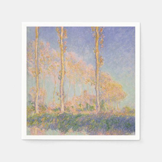Populieren, impressionistisch landschap, Claude Mo Servet (Voorkant)