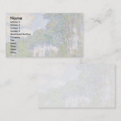 Populieren in de ECB door Claude Monet Visitekaartje (Voorkant / Achterkant)
