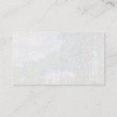 Populieren in de ECB door Claude Monet Visitekaartje (Achterkant)