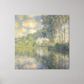 Populieren op de Epte - Monet Canvas Afdruk (Voorkant)