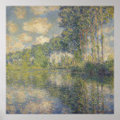 Populieren op de Epte - Monet Poster (Voorkant)