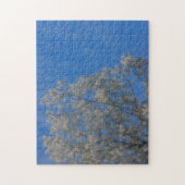 Populierenpluizensneeuw in juni legpuzzel (Verticaal)