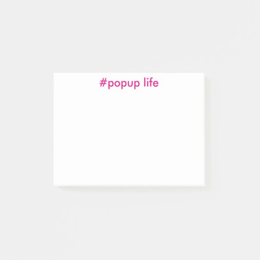 Popup Life Post-its Post-it® Notes (Voorkant)