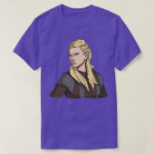 POPVERSE Vikings Lagertha Shield Maiden T-shirt (Design voorkant)