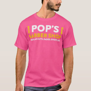 Popx27s Barber Shop Regelmatige tinten Vormen Vorm T-shirt