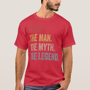 POPZij Manhe Mythe Legende Opa vriend jongen meisj T-shirt