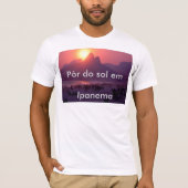 Pôr do sol em Ipanema T-shirt (Voorkant)