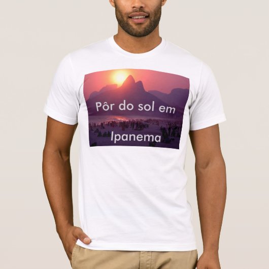 Pôr do sol em Ipanema T-shirt (Voorkant)