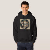 Por do sol na praia. hoodie (Voorkant volledig)