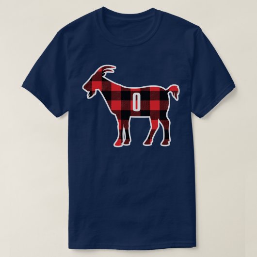POR GOAT 0 Plaid T-shirt (Design voorkant)