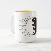 Porc Yang Cup van Joe Tweekleurige Koffiemok (Voorkant links)