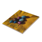 Porcelain Berries en Pumpkin Tegeltje (Zijkant)