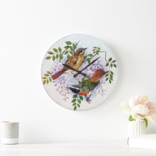 Porcelain Birds Grote Klok (Huis)